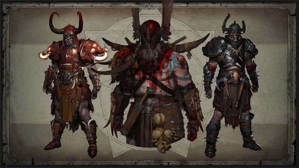 Diablo 4 Barbarian Class Concept Art