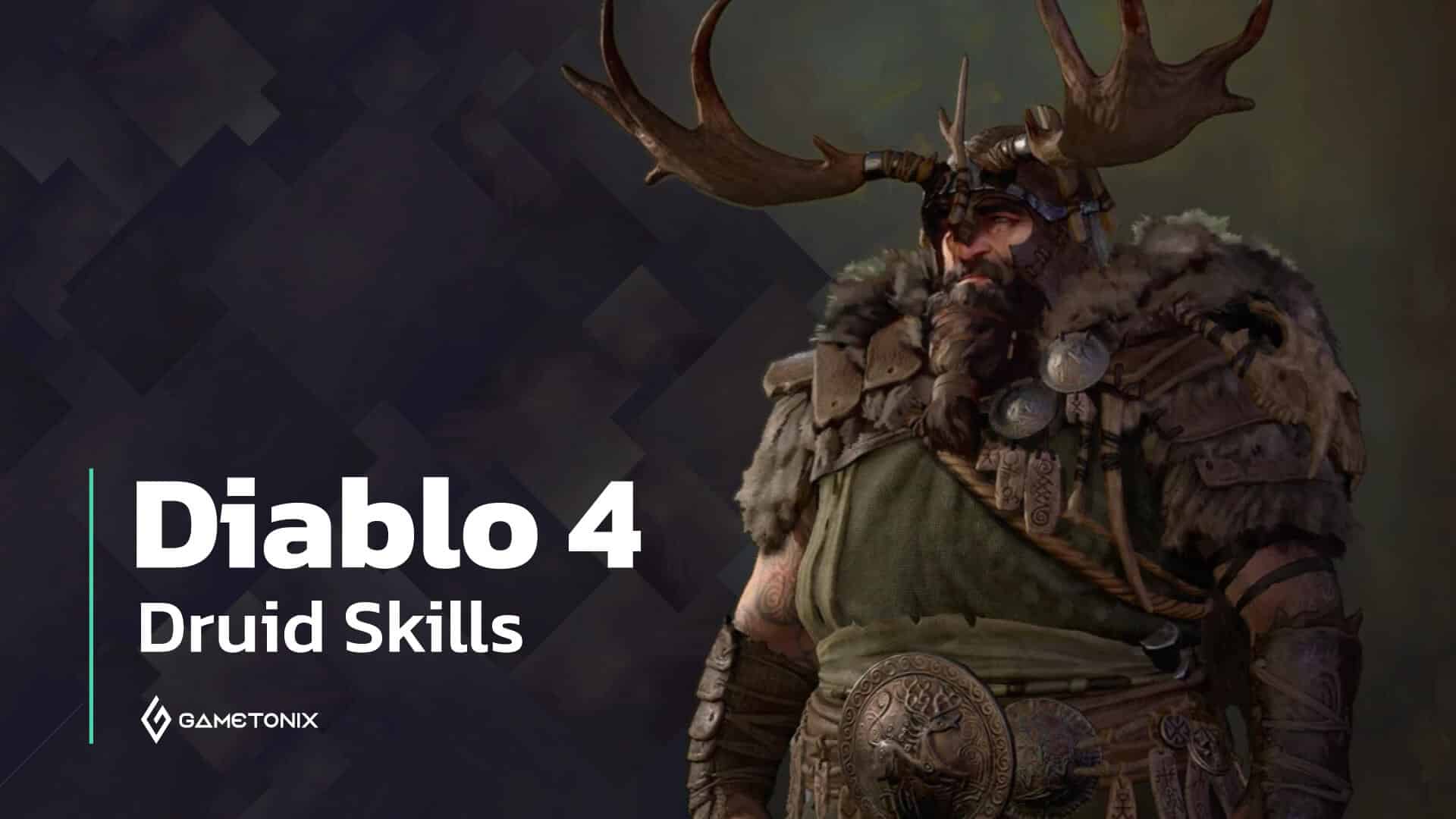 Diablo 4 Druid Class All Skills in Skill Tree สกิลอาชีพ Druid ทั้งหมด