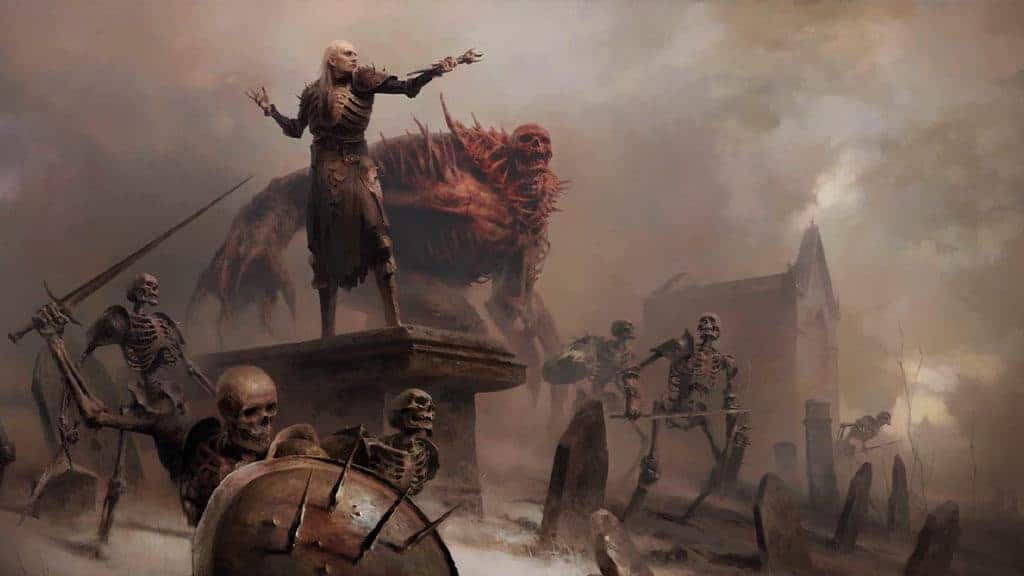 Diablo 4 Necromancer Class Concept Art