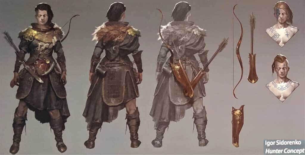 Diablo 4 Rogue Class Concept Art