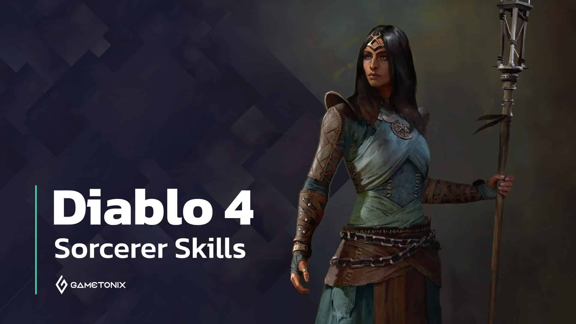 Diablo 4 Sorcerer Class All Skills in Skill Tree สกิลอาชีพ Sorcerer ทั้งหมด