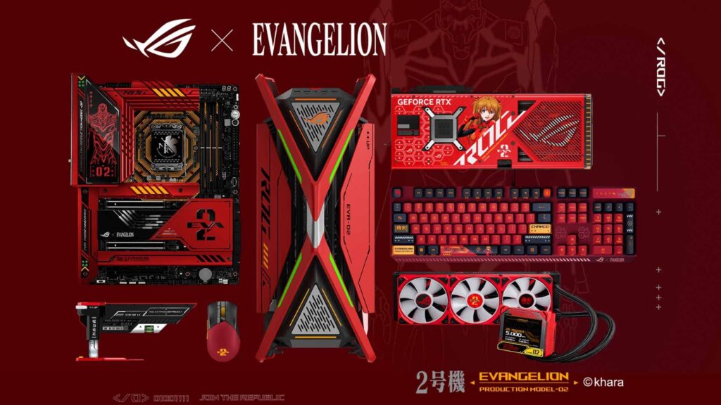 ASUS Republic of Gamers (ROG) เปิดตัวสินค้าใหม่ใน ธีม EVA-02