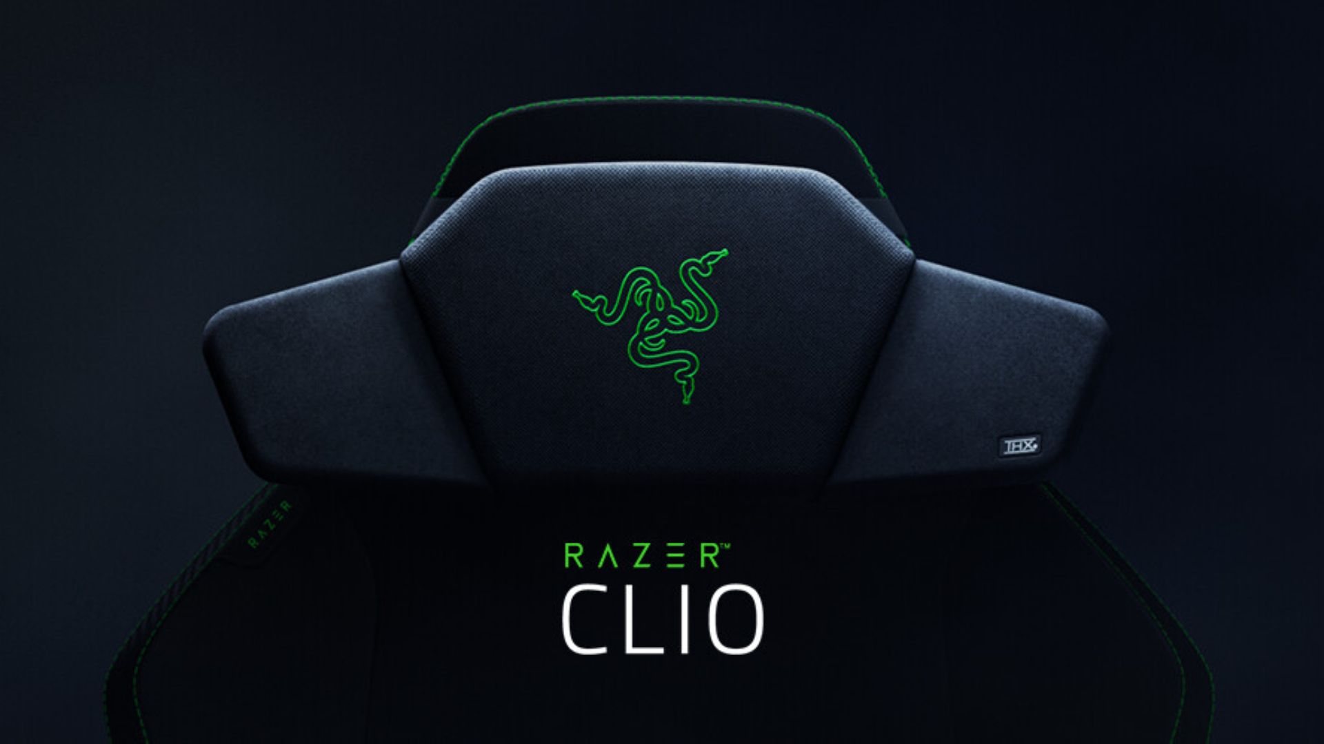 a black and green seat with a logo on it