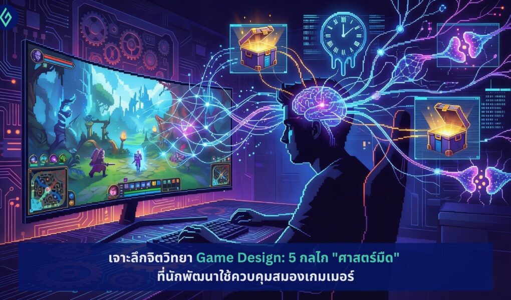 เจาะลึกจิตวิทยา Game Design: 5 กลไก "ศาสตร์มืด" ที่นักพัฒนาใช้ควบคุมสมองเกมเมอร์