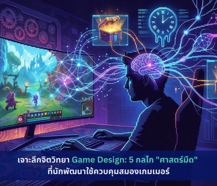 เจาะลึกจิตวิทยา Game Design: 5 กลไก "ศาสตร์มืด" ที่นักพัฒนาใช้ควบคุมสมองเกมเมอร์