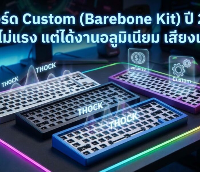 คีย์บอร์ด Custom Barebone Kit