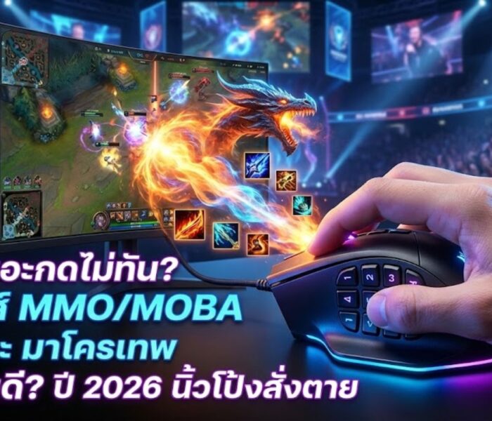 เมาส์ MMO / MOBA ปุ่มเยอะ