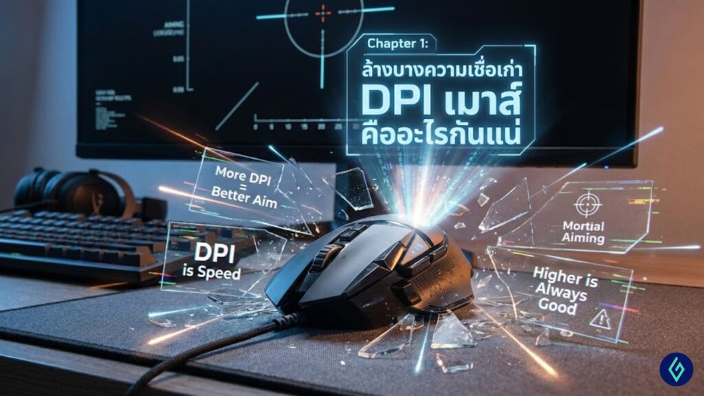 ล้างบางความเชื่อเก่า DPI เมาส์ คืออะไรกันแน่