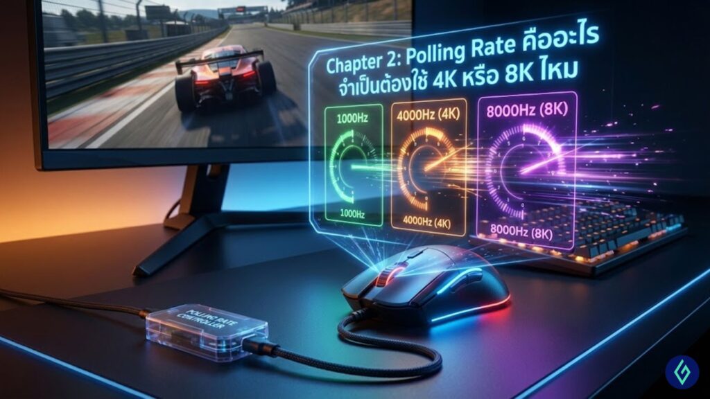 Polling Rate คืออะไร จำเป็นต้องใช้ 4K หรือ 8K ไหม