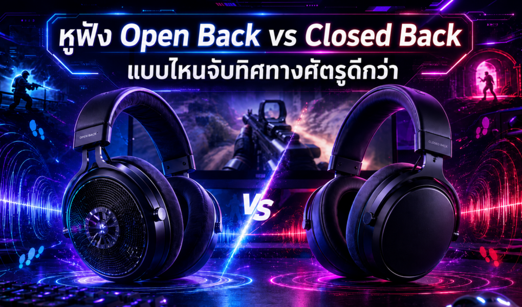 หูฟัง Open-Back vs Closed-Back