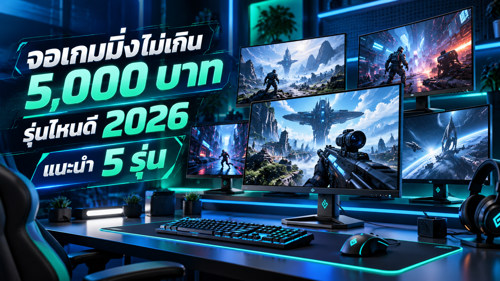 จอเกมมิ่งไม่เกิน 5000